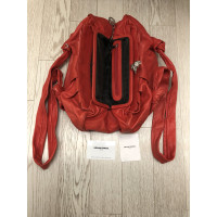 Sonia Rykiel Lederen handtas in rood