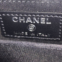 Chanel Porte-monnaie en cuir verni noir