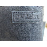 Chanel Stiefel aus Wildleder in Schwarz