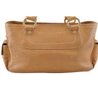 Céline Handtasche Leder in Beige