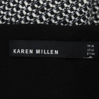 Karen Millen Kleid aus Viskose in Grau