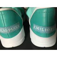 Emilio Pucci Türkisfarbener Sneaker