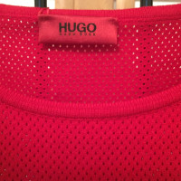Hugo Boss Abito in viscosa in rosso