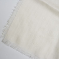 Chanel Kasjmier sjaal in wit