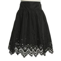 Hoss Intropia skirt with cut-outs in black