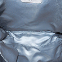 Chanel Handtasche Leder in silbrig
