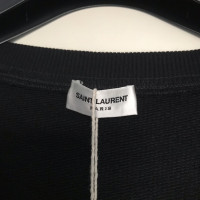 Saint Laurent Top Cotton in Black