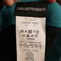 Giorgio Armani Hose aus Seide in Schwarz