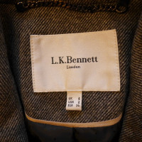 L.K. Bennett Jacke / Mantel Wolle in Grau