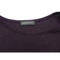 Repeat Cashmere Strick aus Wolle in Bordeaux