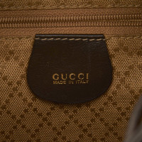 Gucci Rucksack Leder in Braun
