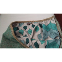 Maliparmi Rok van turquoise wol