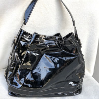 Mcm Tote Bag in patent leather in black