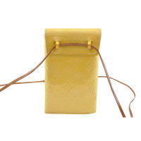 Louis Vuitton Handtasche aus Lackleder in Gelb