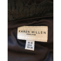 Karen Millen Kleid aus Viskose in Braun