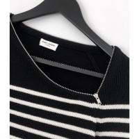 Saint Laurent Tricot en Coton en Noir