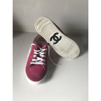 Chanel Sneakers aus Leder in Rosa / Pink