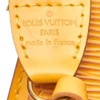 Louis Vuitton Pochette Mini en Cuir en Jaune