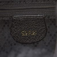 Gucci Bamboo Backpack Suède in Zwart