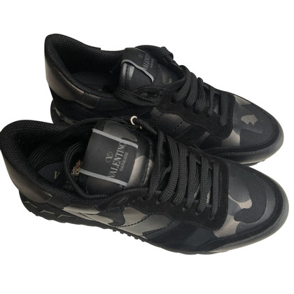 Valentino Garavani Chaussures de sport en Cuir en Noir