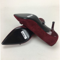 Escada Pumps/Peeptoes Leather in Red