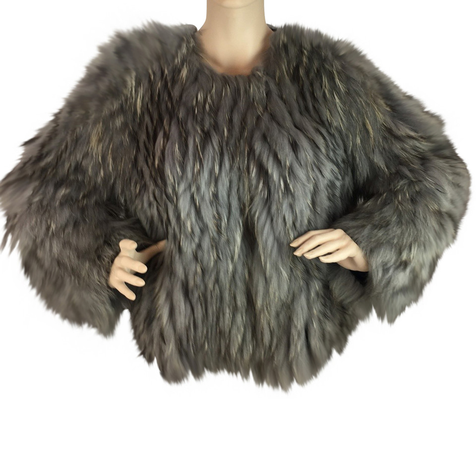 Utzon Jacket/Coat Fur in Silvery