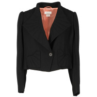 Dries Van Noten Jacket/Coat Wool in Black