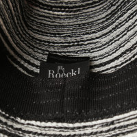 Altre marche Roeckl - cappello di estate in bianco e nero
