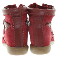 Isabel Marant Sneaker-Wedges in Rot