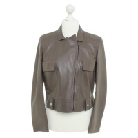 Strenesse Leather jacket in taupe