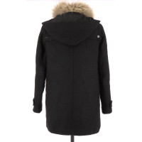 Sandro Jacket/Coat Wool in Black