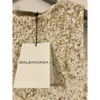 Balenciaga Oberteil aus Baumwolle in Creme