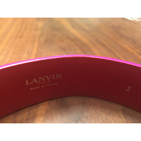 Lanvin Gürtel aus Leder in Rot