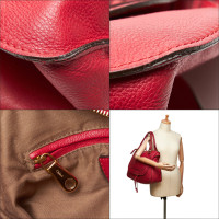 Chloé Handtasche aus Leder in Rot