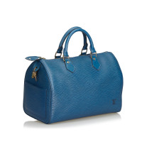 Louis Vuitton Speedy 30 Leer in Blauw