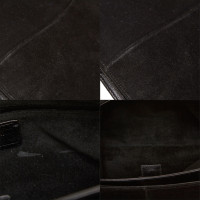 Yves Saint Laurent Shoulder bag Suede in Black