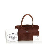 Prada Handbag Fur in Brown