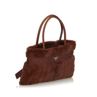 Prada Handbag Fur in Brown