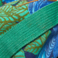 Hermès Umhängetasche aus Baumwolle in Grün