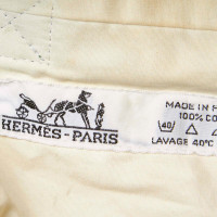 Hermès Umhängetasche aus Baumwolle in Grün