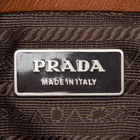 Prada Sac à bandoulière en Cuir en Marron