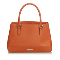 Burberry Handbag Leather in Orange