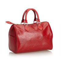 Louis Vuitton Speedy 25 aus Leder in Rot