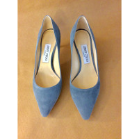 Jimmy Choo Pumps/Peeptoes Suede in Blue