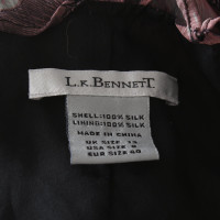 L.K. Bennett Seidenkleid mit floralem Print