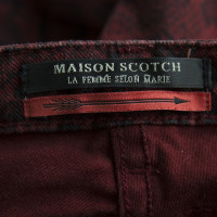 Maison Scotch Jeans Cotton in Bordeaux