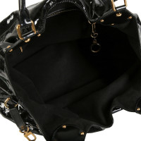 Louis Vuitton Shopper Patent leather in Black