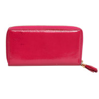 Gucci Täschchen/Portemonnaie aus Lackleder in Rosa / Pink
