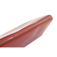 Louis Vuitton Pochette in Pelle verniciata in Rosso
