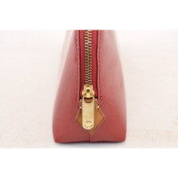 Louis Vuitton Pochette aus Lackleder in Rot